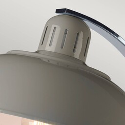 Elstead Lampa stołowa Franklin w stylu retro, szara