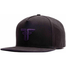 czapka z daszkiem FALLEN - Trademark Flat Gray