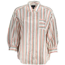 KOSZULA Z DŁUGIM RĘKAWEM GANT DAMSKA BIAŁA