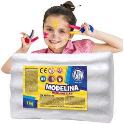 Astra Modelina Masa Plastyczna Biała Dla Dzieci