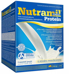 Olimp Nutramil Complex Protein, preparat odżywczy, smak waniliowy,