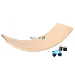 Deska drewniana do balansowania z akcesoriami