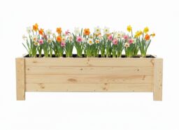 ATMOWOOD Drewniana skrzynka na kwiaty 90 cm sosna