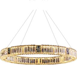 Patena - ring pierścień LED żyrandol kryształowy 60cm