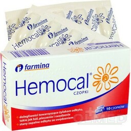 Hemocal - 10 czopków