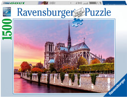 Ravensburger, puzzle, Katedra Notre Dame, 1500 el.