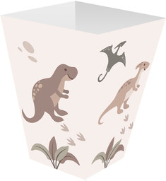Pudełka na popcorn Dinozaury - 6 szt.
