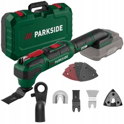 Narzędzie Wielofunkcyjne Akumulatorowe Szlifierka 20V Parkside PAMFW20Li C3