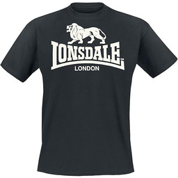 Lonsdale M?ska koszulka z logo Regular Fit -