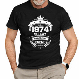 1974 Narodziny legendy 50 lat - męska koszulka