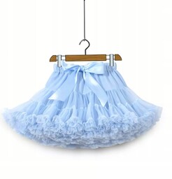 Tiulowa spódniczka 92 tutu pettiskirt błękitna