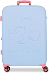 Disney Mickey Crazy Trip Walizka Średnia Niebieska 44,5
