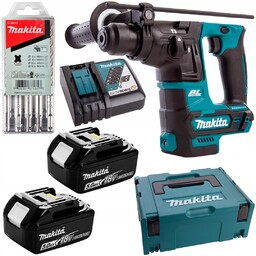 Młotowiertarka Sds+ 1,2J 2x5Ah Makita DHR171RTJ +wiertła