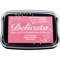Rayher 29187258 Delicata metaliczna poduszka do stempli, błyszcząca,
