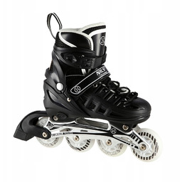 Łyżworolki 4w1 Rolki regulowane Nils Extreme czarne 31-34