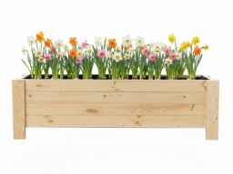 ATMOWOOD Drewniana skrzynka na kwiaty 120 cm sosna