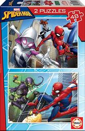 Educa Borras - 2 x 48 Spider-Man Puzzle