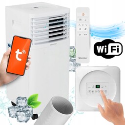 Klimatyzator Przenośny WiFi Mały Cichy Osuszacz 3w1 2600W