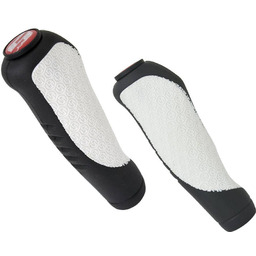 Sram Chwyty kierownicy Comfort Grips czarno-białe, 133mm
