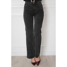 Spodnie jeans dzwony grafit Modline