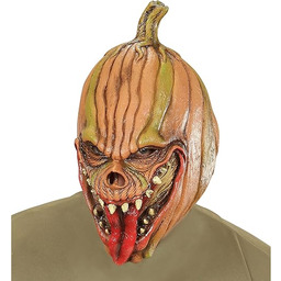 "EVIL PUMPKIN 3/4 MASK" -
