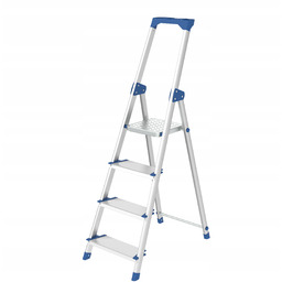 Drabina jednostronna aluminiowa 4 stopniowa Wide Step Lemar