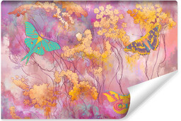 Muralo Fototapeta Różowy Abstrakcyjny Mural 300x210cm