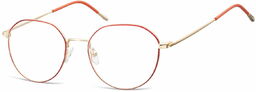Sunoptic Lenonki Okulary oprawki optyczne 928H złoto-czerwone