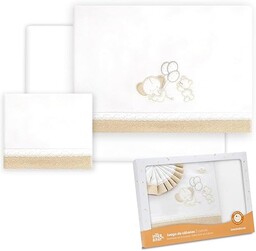 Interbaby - Bawełniane prześcieradła dziecięce - Samochód/Mojżesz/gondola -