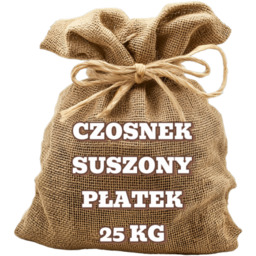 Czosnek suszony płatek 25 kg HURT