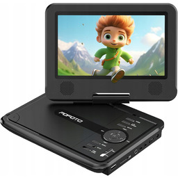 Przenośny DVD Odtwarzacz 7" Bateria 2000mAh Bateria Czas