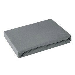 Design 91 Prześcieradło jersey z gumką 120x200 stalowe