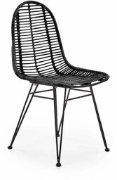 Krzesło k337 rattan czarny halmar