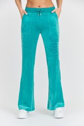 JUICY COUTURE Damskie turkusowe spodnie desowe Layla Jewelled