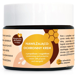 Lullalove - Nawilżająco-ochronny krem do twarzy z propolisem