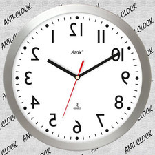 Anty-zegar ścienny aluminiowy #S1L/ 30cm