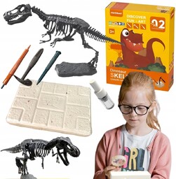 Zestaw Kopalnia Wykopaliska Dinozaur Archeologiczne Szkielet Narzędzia Trex