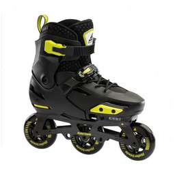 Rolki Rollerblade Apex 3WD Black/Lime 2024 regulowane 18,5-20,5
