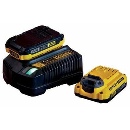 Stanley 20v max* 2 x 2.0ah starter kit