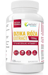 WISH Dzika Róża Extract 750mg 120caps