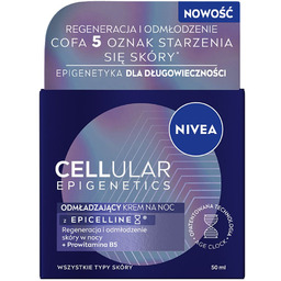NIVEA Cellular Epigenetics odmładzający krem na noc 50ml