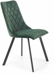 Krzesło k450 ciemny zielony (tkanina velvet) halmar