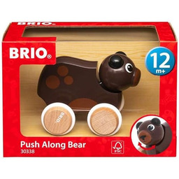 BRIO 30338 Lustiger Schiebebär - Süßer tierischer Begleiter