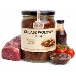 Gulasz Wołowy BBQ - 400 g Schronisko Bukowina