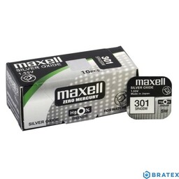bateria srebrowa mini Maxell 301 / SR43SW /