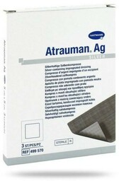 Opatrunek Atrauman AG z maścią 10x20cm