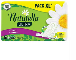 Naturella ultra MAXI podpaski ze skrzydłami 16szt.