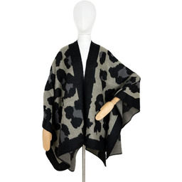Ponczo Cozy Leopard