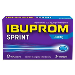 IBUPROM SPRINT CAPS 200 mg - 24 kapsułki
