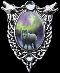 kamea Wilk "Aura Wolf" - seria: Enchanted Cameos